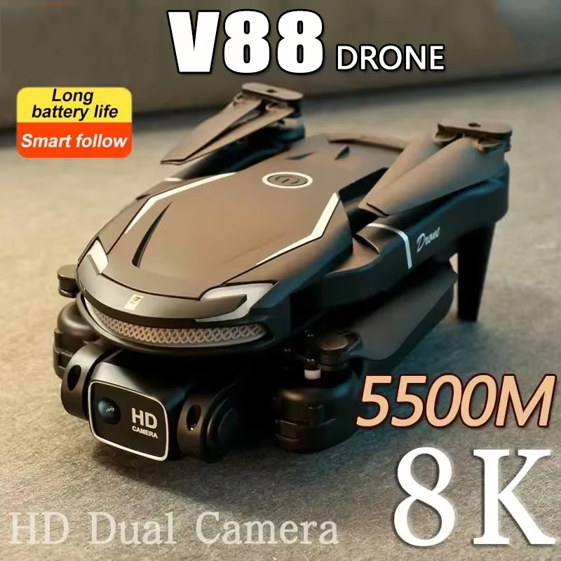 Drone Gimbal 2 Axis - V88 Drone 8K 5G GPS Professional
